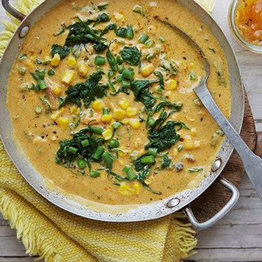Peas, Beans, Spinach and Sweetcorn Korma