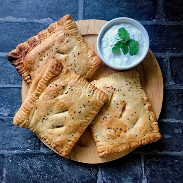Chickpea and Eggplant Pastries by Carrie