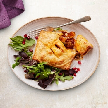 Spicy Mushroom, Squash and Goat's Cheese Parcels